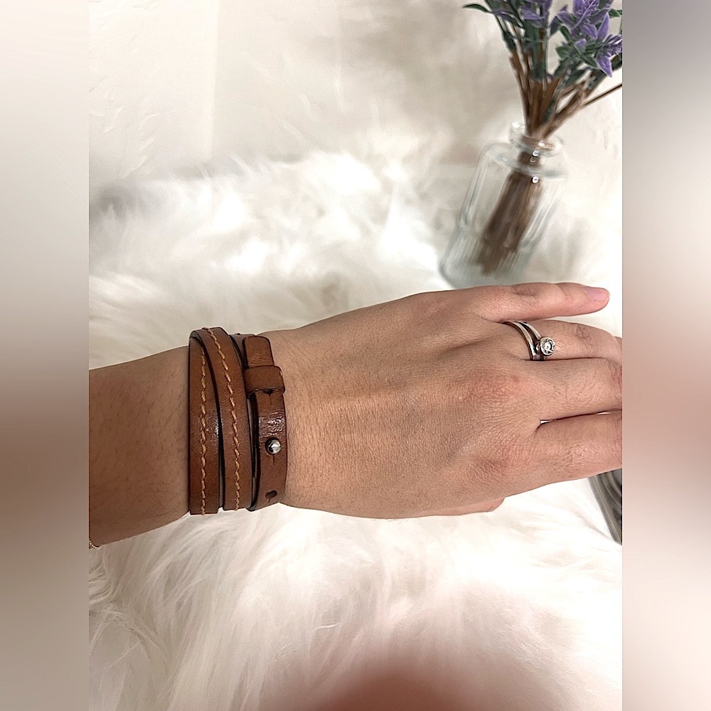American Eagle Leather Wrap Bracelet
